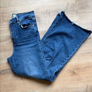 Frame Le Slim Palazzo Frayed Hem Jeans size 30